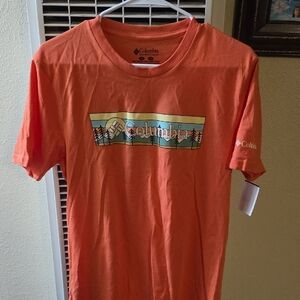 Columbia Men's Orange Graphic Tee
